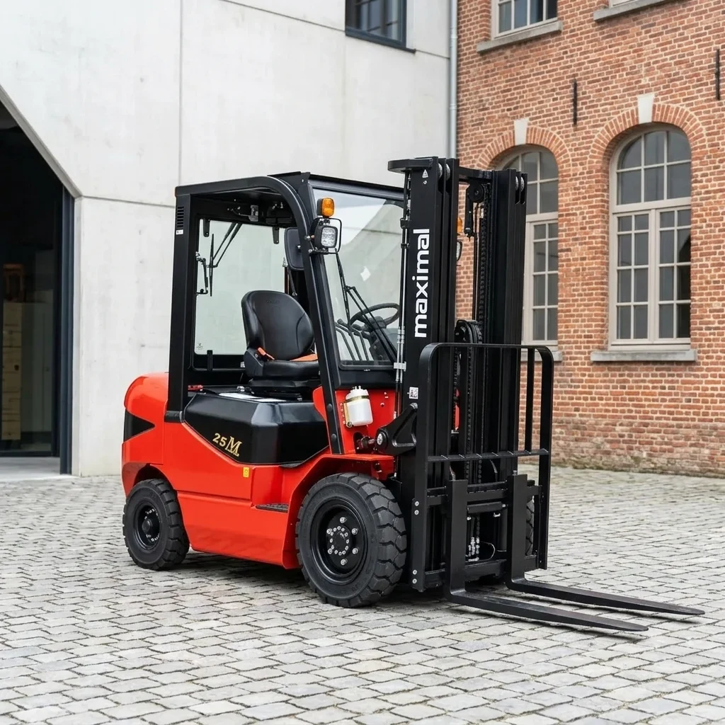 Maximal 2.5T- Diesel - M model -Triplex 4.8m - Full free -Kubota -Side Shift-Vorkversteller